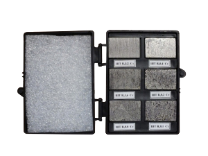 Зразки шорсткості (порівняння) поверхні чавунних і сталевих виливків пошкодженого литий дробом ОСТ 2