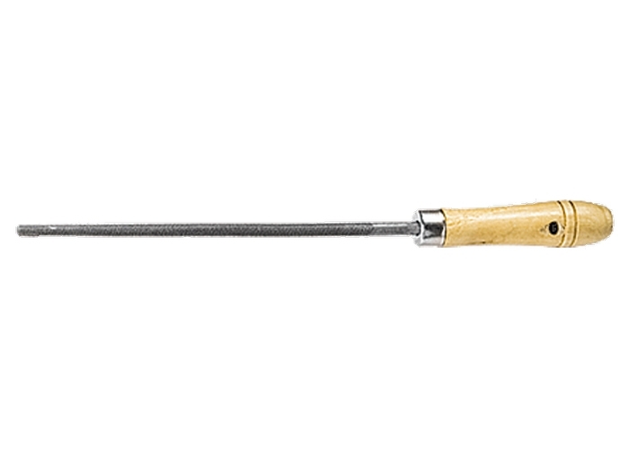Напильник, 150 мм, круглый, деревянная ручка // СИБРТЕХ