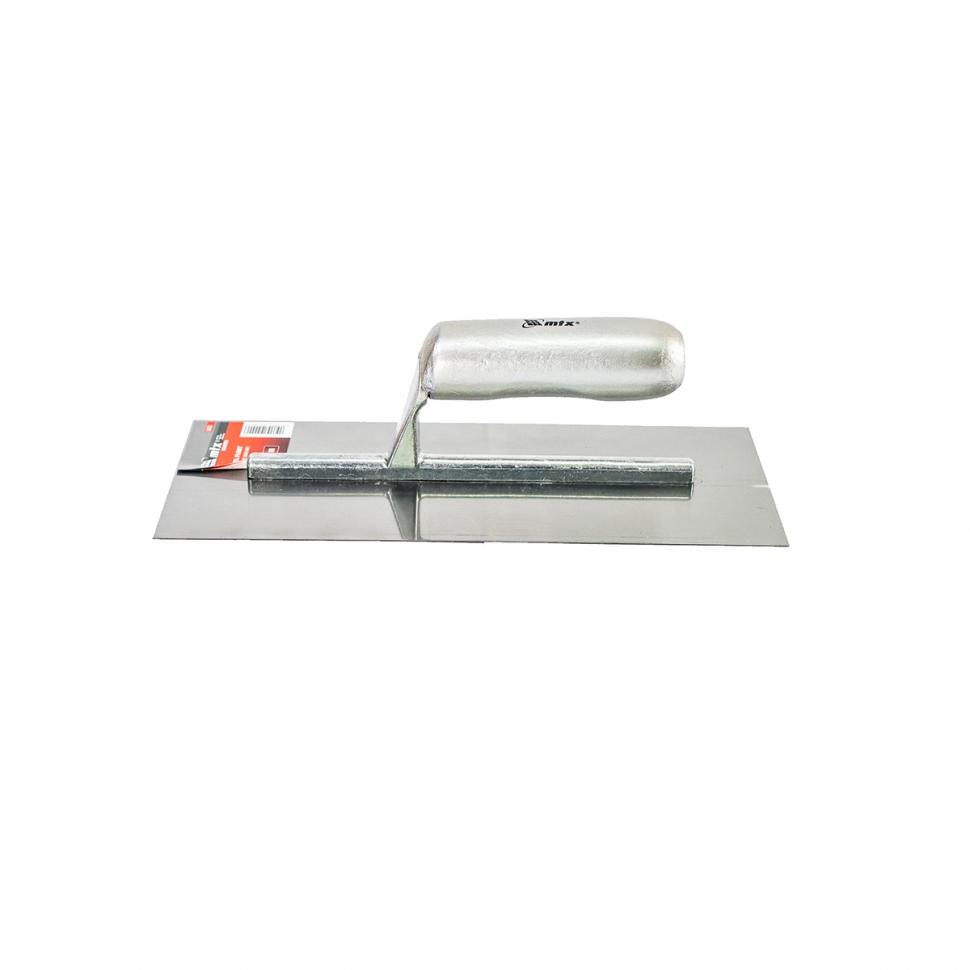 Гладилка стальная, 280 х 130 мм, зеркальная полировка, деревянная ручка // MTX